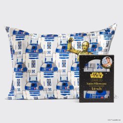 Star Wars™& Kitsch Satin Pillowcase in R2-D2 & C-3PO 2 Pack